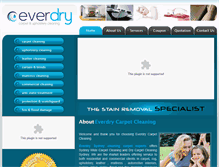 Tablet Screenshot of everdry.com.au