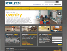 Tablet Screenshot of everdry.com